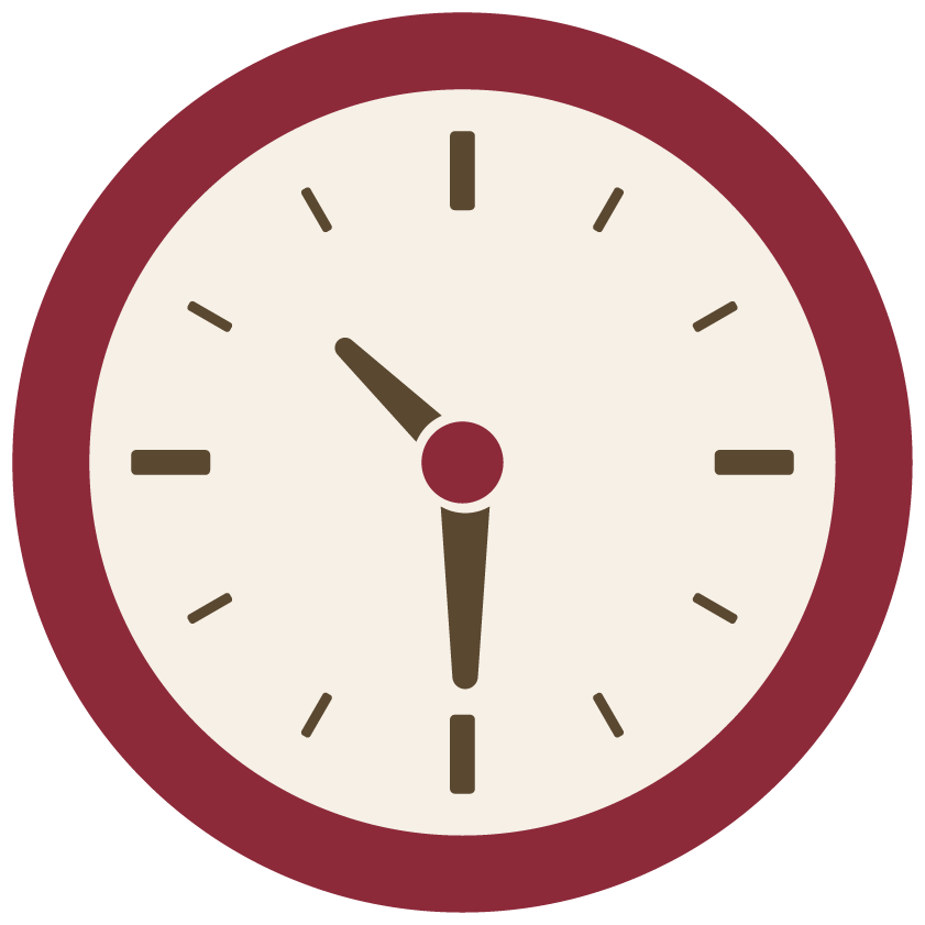 Reloj a las diez y media de la noche